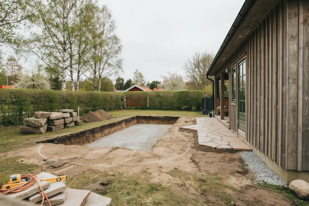 bygga pool i tr dg rden smart planering r tt placering och vanliga misstag att undvika