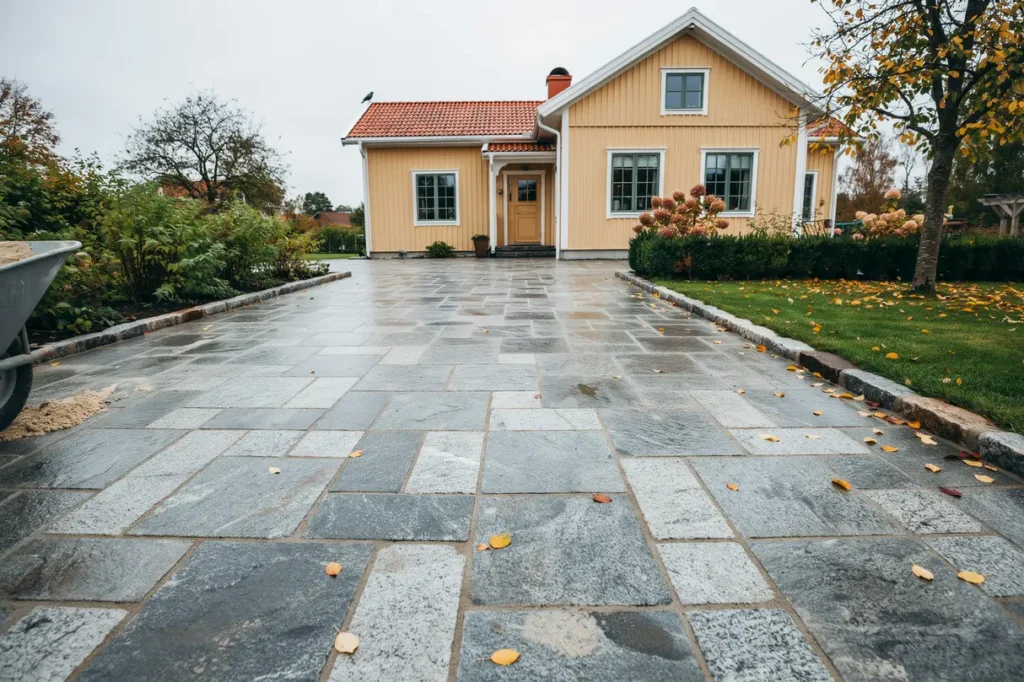 september r r tt tid att foga om marksten s kra stabila skarvar innan h stens regn och frost