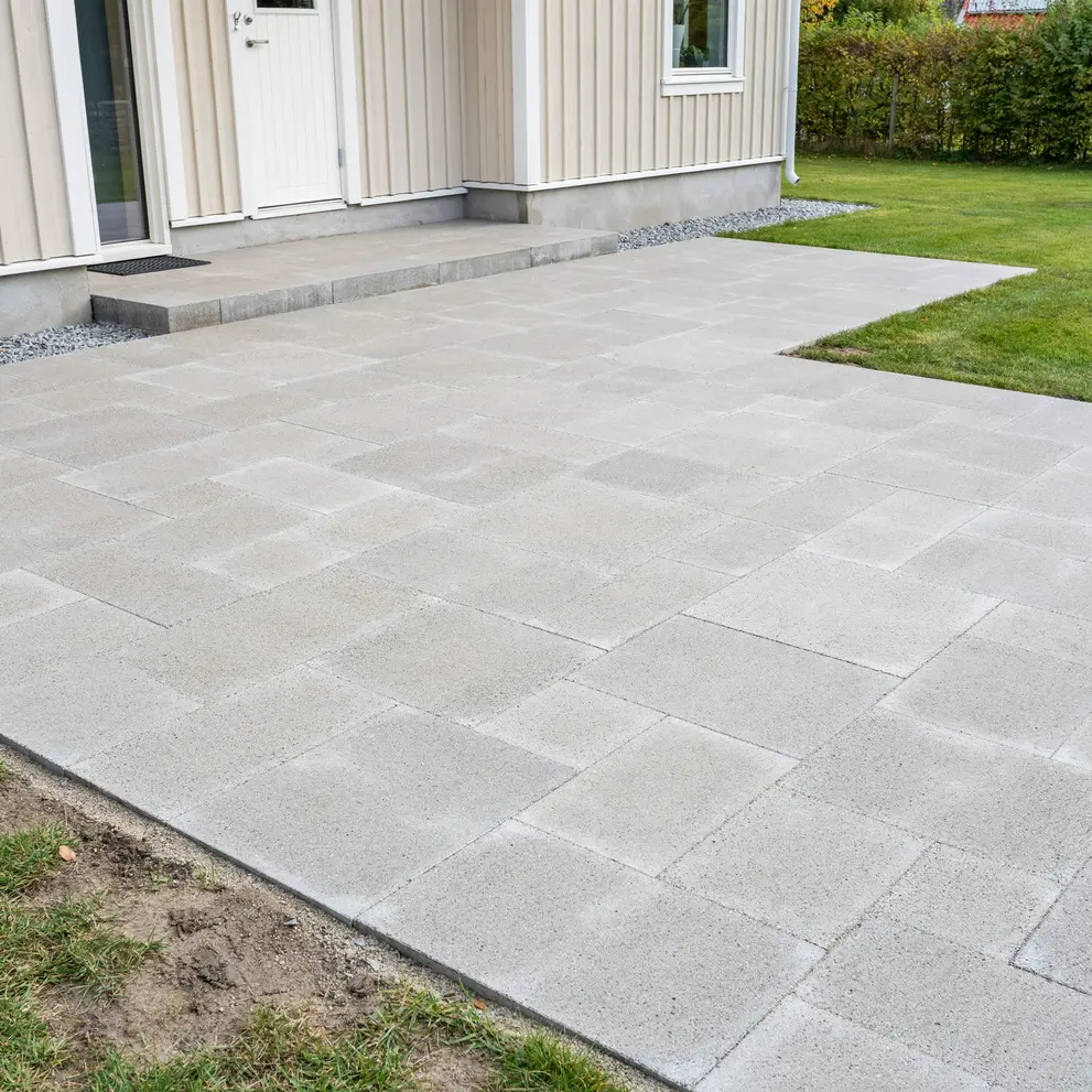 lagga betongplattor upplands bro stockholm